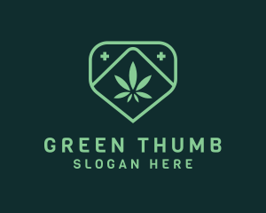 Medicinal Marijuana Cannabis logo design