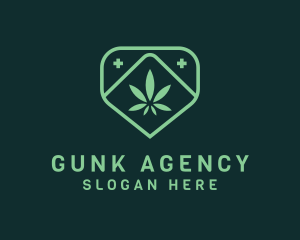 Medicinal Marijuana Cannabis logo design