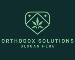 Medicinal Marijuana Cannabis logo design