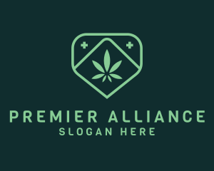 Medicinal Marijuana Cannabis logo design