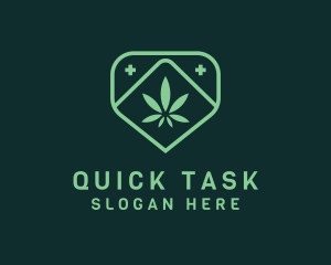 Medicinal Marijuana Cannabis logo design