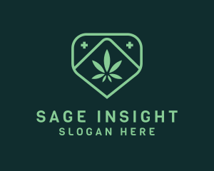 Medicinal Marijuana Cannabis logo design