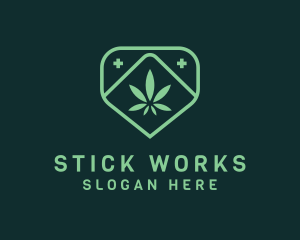 Medicinal Marijuana Cannabis logo design