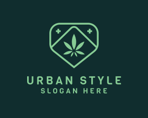 Medicinal Marijuana Cannabis logo design