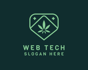 Medicinal Marijuana Cannabis logo design