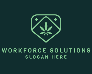 Medicinal Marijuana Cannabis logo design