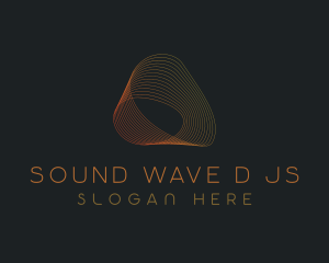 Wave Tech Cyberspace logo design