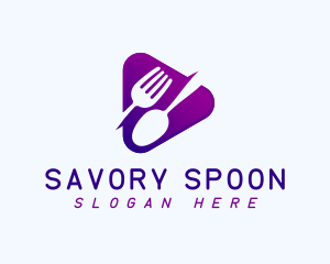 Spoon Fork Play logo design