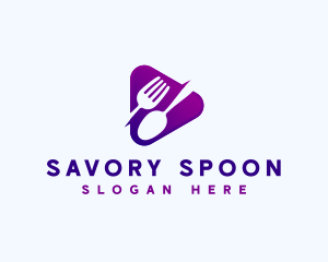 Spoon Fork Play logo design