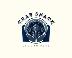 Ocean Crab Crustacean logo design