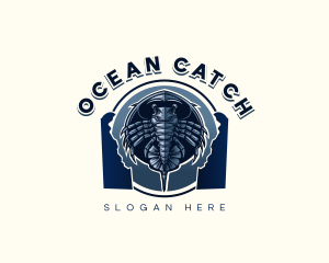 Ocean Crab Crustacean logo design