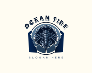 Ocean Crab Crustacean logo design