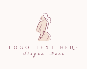Sexy Nude Female Body logo