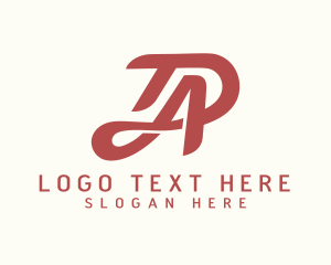 Stylish Letter DA Monogram logo