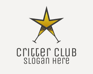 Champagne Star Club  logo design