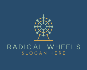 Ferris Wheel Carnival Entertainment logo design