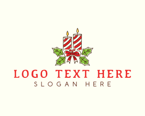 Christmas Candle Holiday logo