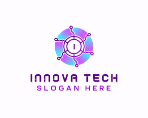 Software Tech Cyber logo design