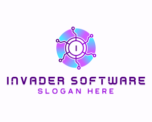 Software Tech Cyber logo design