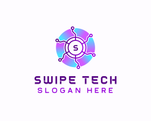 Software Tech Cyber logo design