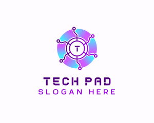 Software Tech Cyber logo design