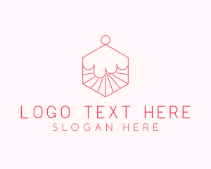 Hexagon Cupcake Dessert logo