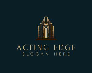 Architecture Art Deco Building logo design