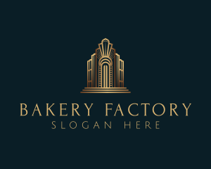 Architecture Art Deco Building logo design