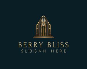 Architecture Art Deco Building logo design