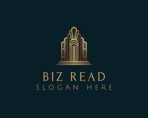 Architecture Art Deco Building logo design