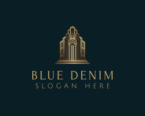 Architecture Art Deco Building logo design