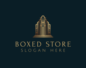 Architecture Art Deco Building logo design