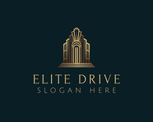 Architecture Art Deco Building logo design