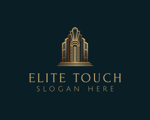 Architecture Art Deco Building logo design