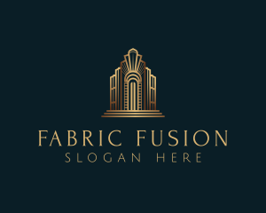 Architecture Art Deco Building logo design