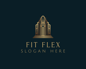 Architecture Art Deco Building logo design