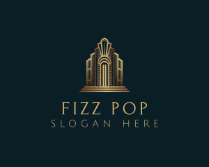 Architecture Art Deco Building logo design