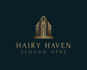 Architecture Art Deco Building logo design