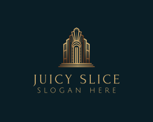 Architecture Art Deco Building logo design