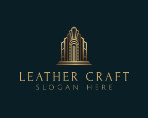 Architecture Art Deco Building logo design