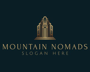 Architecture Art Deco Building logo design