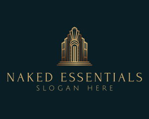 Architecture Art Deco Building logo design