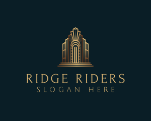 Architecture Art Deco Building logo design