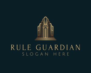 Architecture Art Deco Building logo design