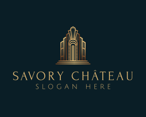 Architecture Art Deco Building logo design