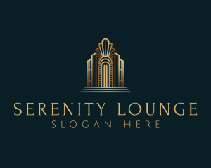 Architecture Art Deco Building logo design