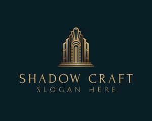 Architecture Art Deco Building logo design