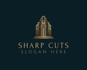 Architecture Art Deco Building logo design