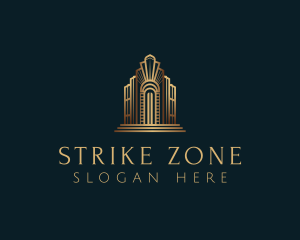 Architecture Art Deco Building logo design