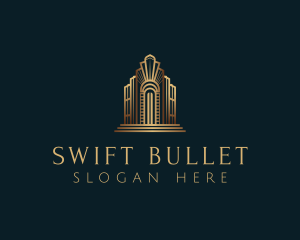 Architecture Art Deco Building logo design